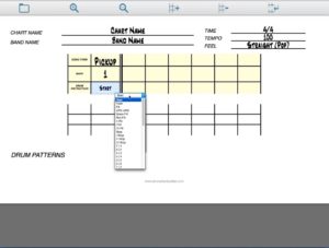 Tour of The Progam Drum Instruction Drum Chart Builder 100quality